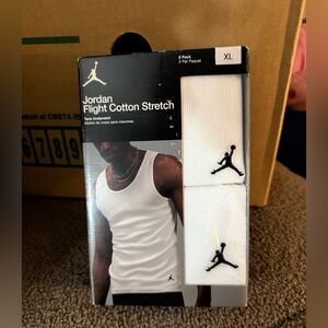 Jordan Flight Cotton Stretch Tank Top - White. Set of 2